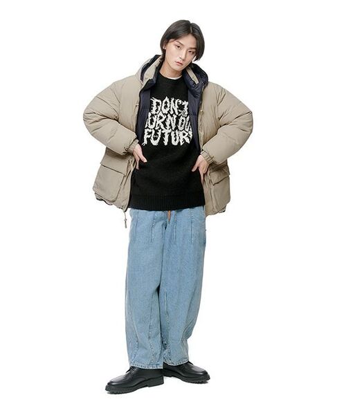 AJOBYAJO（アジョバイアジョ）の「[PBA] DBOF ウールニットセーター [BLACK]（ニット/セーター・レディース・その他・SMALL/X-LARGE/LARGE）」の10枚目の写真