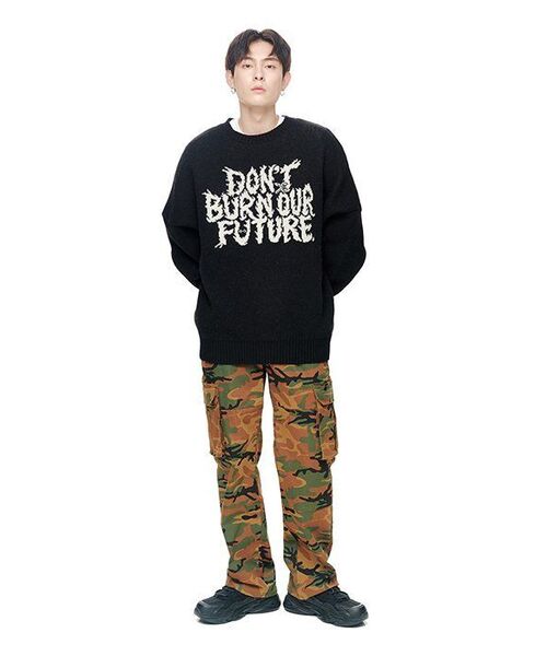 AJOBYAJO（アジョバイアジョ）の「[PBA] DBOF ウールニットセーター [BLACK]（ニット/セーター・レディース・その他・SMALL/X-LARGE/LARGE）」の8枚目の写真