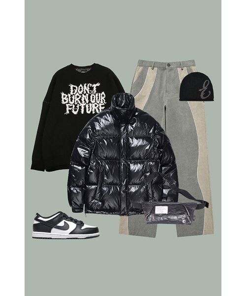 AJOBYAJO（アジョバイアジョ）の「[PBA] DBOF ウールニットセーター [BLACK]（ニット/セーター・レディース・その他・SMALL/X-LARGE/LARGE）」の5枚目の写真