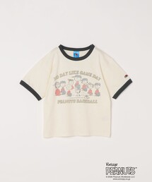 SHIPS any(�V�b�v�X �G�j�B)��FRUIT OF THE LOOM: PEANUTS �v�����g �����K�[ T�V���c<KIDS>(T�V���c/�J�b�g�\�[)