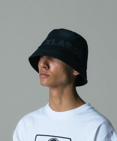 XLARGE（エクストララージ）の「FADED TWILL BUCKET HAT（ハット・メンズ・ブラック/グリーン・M/L）」の14枚目の写真