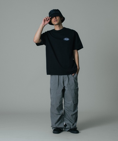 XLARGE（エクストララージ）の「FADED TWILL BUCKET HAT（ハット・メンズ・ブラック/グリーン・M/L）」の7枚目の写真
