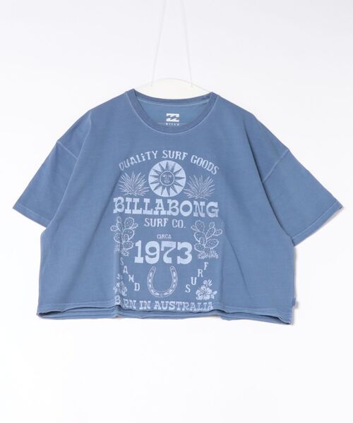 BILLABONG(ビラボン)の「BILLABONG/ビラボン 半袖 クロップドTシャツ SUN ECHOES WL CROPPED COOL DRY TEE BG01C209(Tシャツ/カットソー・レディース・ホワイト/スミクロ/ブルー・M)」の12枚目の写真