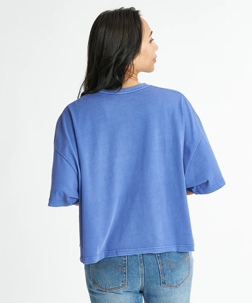 BILLABONG(ビラボン)の「BILLABONG/ビラボン 半袖 クロップドTシャツ SUN ECHOES WL CROPPED COOL DRY TEE BG01C209(Tシャツ/カットソー・レディース・ホワイト/スミクロ/ブルー・M)」の17枚目の写真