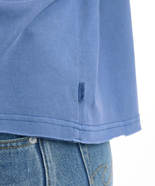 BILLABONG(ビラボン)の「BILLABONG/ビラボン 半袖 クロップドTシャツ SUN ECHOES WL CROPPED COOL DRY TEE BG01C209(Tシャツ/カットソー・レディース・ホワイト/スミクロ/ブルー・M)」の15枚目の写真