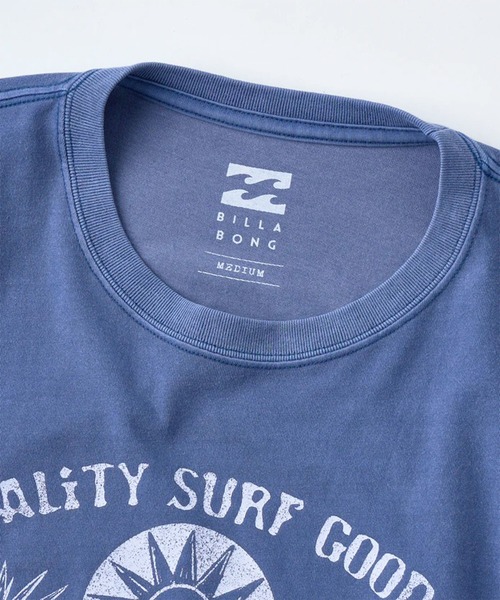 BILLABONG(ビラボン)の「BILLABONG/ビラボン 半袖 クロップドTシャツ SUN ECHOES WL CROPPED COOL DRY TEE BG01C209(Tシャツ/カットソー・レディース・ホワイト/スミクロ/ブルー・M)」の14枚目の写真