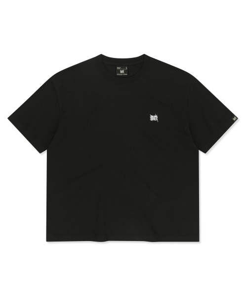 BROWNBREATH(ブラウンブレス)の「CROP TAG TEE - BLACK(Tシャツ/カットソー・メンズ・その他・X-LARGE/LARGE/MEDIUM/SMALL)」の2枚目の写真