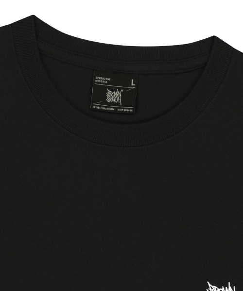 BROWNBREATH(ブラウンブレス)の「CROP TAG TEE - BLACK(Tシャツ/カットソー・メンズ・その他・X-LARGE/LARGE/MEDIUM/SMALL)」の4枚目の写真