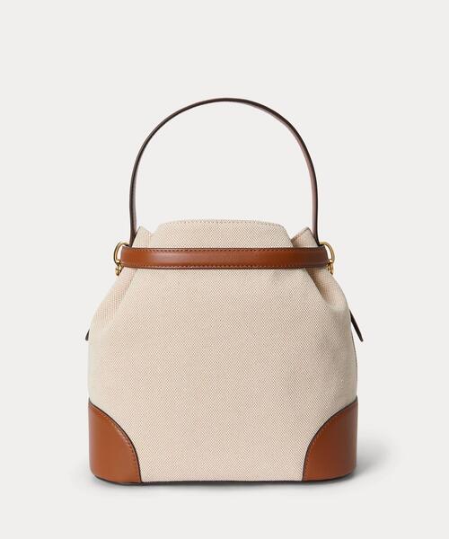 LAUREN RALPH LAUREN(ローレン ラルフ ローレン)の「キャンバス ミディアム Blaike バケット バッグ(ハンドバッグ・レディース・ナチュラル・ONE)」の11枚目の写真