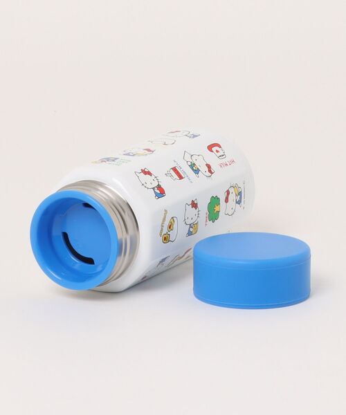 sanrio(サンリオ)の「〈SANRIO/サンリオ〉 ハローキティ レトロ25 八角ステンレスボトル 350ml STO4(水筒・レディース・ブルー・ONE SIZE)」の5枚目の写真