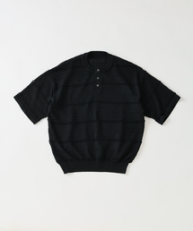 クロシェ レース ヘンリー ニット