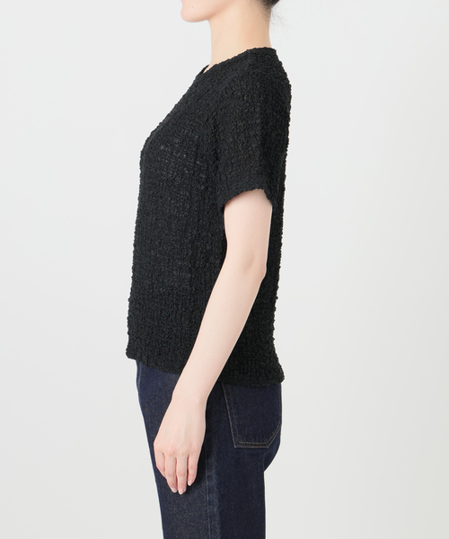 SLOBE IENA（スローブイエナ）の「シャーリングシアーTEE（Tシャツ/カットソー・レディース・ベージュ/ブラック・FREE）」の21枚目の写真