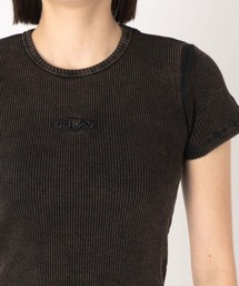 FILA PIGMENT RIB S/S TEE(フィラ ピグメント リブ ショートスリーブ Tシャツ)