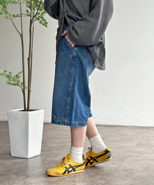 CPCM（シーピーシーエム）の「ダブルニーデニムクオーター（その他パンツ・メンズ・ブルー/ブラック・SMALL/MEDIUM/LARGE）」の7枚目の写真