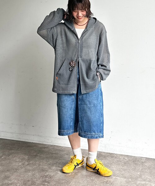 CPCM（シーピーシーエム）の「ダブルニーデニムクオーター（その他パンツ・メンズ・ブルー/ブラック・SMALL/MEDIUM/LARGE）」の9枚目の写真