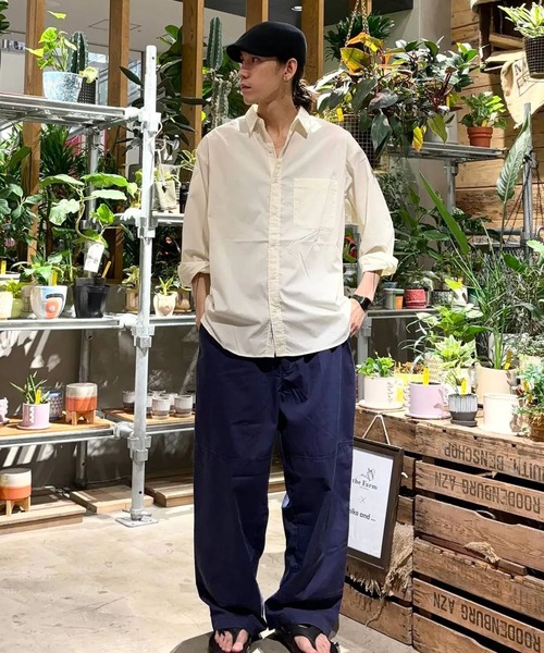 niko and...(ニコアンド)の「【ANDSEWN (アンドソーン)】ピグメントオーバーパンツ(その他パンツ・メンズ・ダークブルー/カーキ・LARGE/MEDIUM)」の17枚目の写真