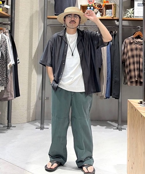niko and...(ニコアンド)の「【ANDSEWN (アンドソーン)】ピグメントオーバーパンツ(その他パンツ・メンズ・ダークブルー/カーキ・LARGE/MEDIUM)」の20枚目の写真