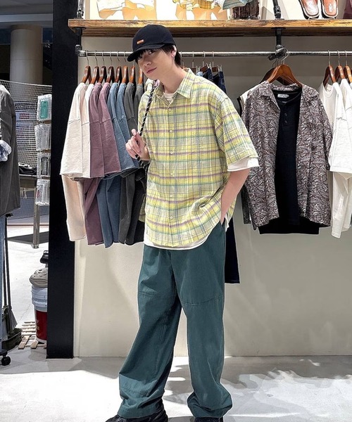 niko and...(ニコアンド)の「【ANDSEWN (アンドソーン)】ピグメントオーバーパンツ(その他パンツ・メンズ・ダークブルー/カーキ・LARGE/MEDIUM)」の22枚目の写真