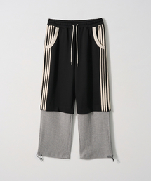 GARMENTS FAB（ガーメンツファブ）の「Binding Layered Sweatpants (BLACK)（スウェットパンツ）」