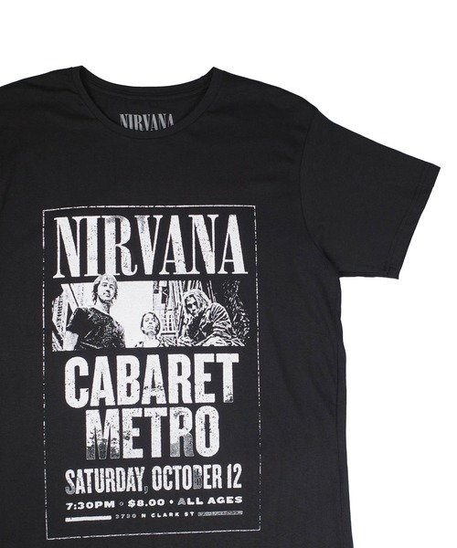 ROCK-OFF(ロックオフ)の「【ROCK-OFF】【3】NIRVANA METRO T-SHIRTS(Tシャツ/カットソー・メンズ・ブラック・X-LARGE/MEDIUM/LARGE)」の5枚目の写真