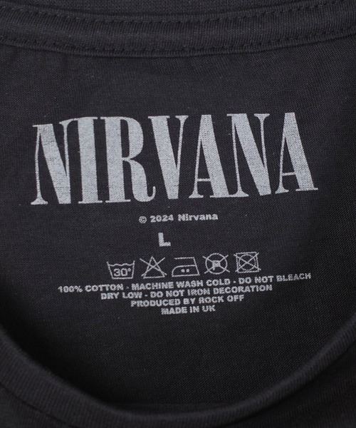 ROCK-OFF(ロックオフ)の「【ROCK-OFF】【3】NIRVANA METRO T-SHIRTS(Tシャツ/カットソー・メンズ・ブラック・X-LARGE/MEDIUM/LARGE)」の7枚目の写真