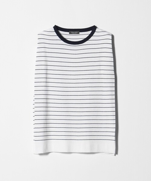 A DAY IN THE LIFE UNITED ARROWS（アデイインザライフユナイテッドアローズ）の「ハイツイスト ノースリーブニット ‐ウォッシャブル‐＜A DAY IN THE LIFE＞（ニット/セーター・レディース・ナチュラル/その他2/その他1/コバルトブルー/ピンク/ダークグレー・FREE）」の5枚目の写真