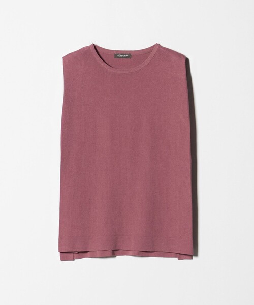 A DAY IN THE LIFE UNITED ARROWS（アデイインザライフユナイテッドアローズ）の「ハイツイスト ノースリーブニット ‐ウォッシャブル‐＜A DAY IN THE LIFE＞（ニット/セーター・レディース・ナチュラル/その他2/その他1/コバルトブルー/ピンク/ダークグレー・FREE）」の4枚目の写真