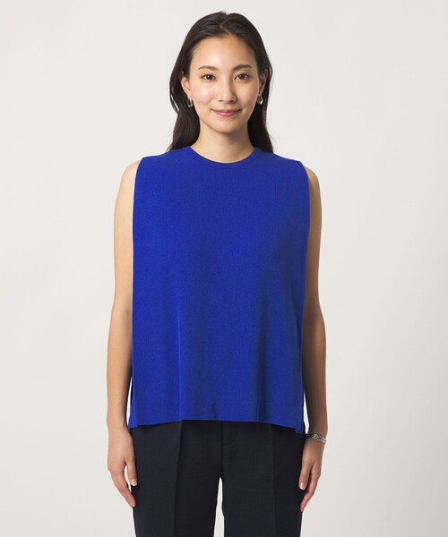A DAY IN THE LIFE UNITED ARROWS（アデイインザライフユナイテッドアローズ）の「ハイツイスト ノースリーブニット ‐ウォッシャブル‐＜A DAY IN THE LIFE＞（ニット/セーター・レディース・ナチュラル/その他2/その他1/コバルトブルー/ピンク/ダークグレー・FREE）」の7枚目の写真