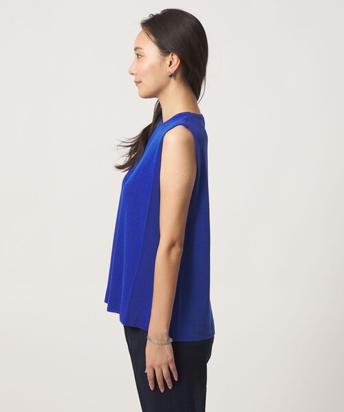 A DAY IN THE LIFE UNITED ARROWS（アデイインザライフユナイテッドアローズ）の「ハイツイスト ノースリーブニット ‐ウォッシャブル‐＜A DAY IN THE LIFE＞（ニット/セーター・レディース・ナチュラル/その他2/その他1/コバルトブルー/ピンク/ダークグレー・FREE）」の8枚目の写真