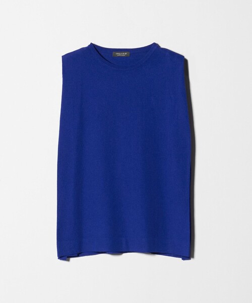 A DAY IN THE LIFE UNITED ARROWS（アデイインザライフユナイテッドアローズ）の「ハイツイスト ノースリーブニット ‐ウォッシャブル‐＜A DAY IN THE LIFE＞（ニット/セーター・レディース・ナチュラル/その他2/その他1/コバルトブルー/ピンク/ダークグレー・FREE）」の15枚目の写真