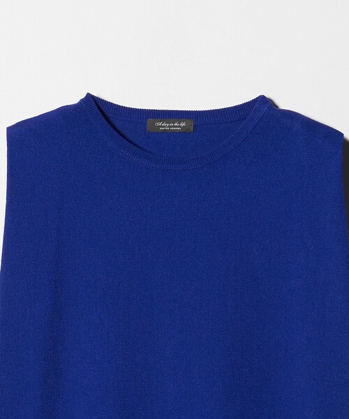 A DAY IN THE LIFE UNITED ARROWS（アデイインザライフユナイテッドアローズ）の「ハイツイスト ノースリーブニット ‐ウォッシャブル‐＜A DAY IN THE LIFE＞（ニット/セーター・レディース・ナチュラル/その他2/その他1/コバルトブルー/ピンク/ダークグレー・FREE）」の16枚目の写真