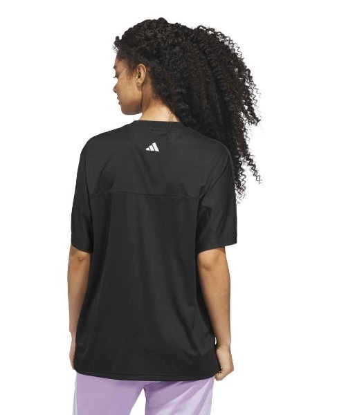 adidas(アディダス)の「アディダス adidas SPORTYCHIC FLOWERS グラフィックTシャツ(Tシャツ/カットソー・レディース・ネイビー/ブラック・XL/L/M/S)」の7枚目の写真