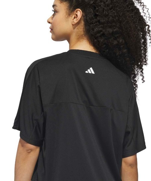 adidas(アディダス)の「アディダス adidas SPORTYCHIC FLOWERS グラフィックTシャツ(Tシャツ/カットソー・レディース・ネイビー/ブラック・XL/L/M/S)」の10枚目の写真