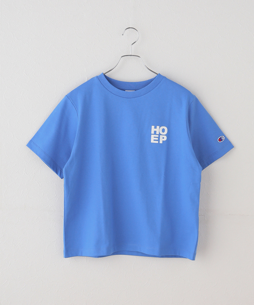 Champion（チャンピオン）の「Champion /チャンピオン SHORT SLEEVE T-SHIRT2（Tシャツ/カットソー・レディース・ホワイト/ブルー/ブラック・LARGE/MEDIUM）」の3枚目の写真