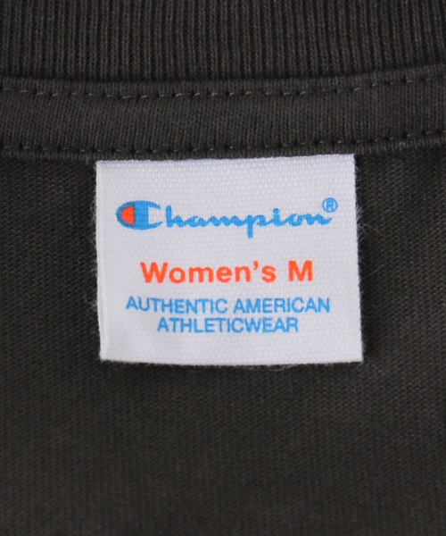 Champion（チャンピオン）の「Champion /チャンピオン SHORT SLEEVE T-SHIRT2（Tシャツ/カットソー・レディース・ホワイト/ブルー/ブラック・LARGE/MEDIUM）」の10枚目の写真