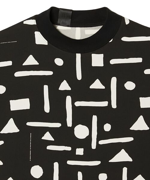 N.HOOLYWOOD COMPILE（N.ハリウッド コンパイル）の「DRAWSTRING T-SHIRT（Tシャツ/カットソー・メンズ・ブラック・40/38/36）」の2枚目の写真