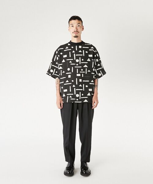 N.HOOLYWOOD COMPILE（N.ハリウッド コンパイル）の「DRAWSTRING T-SHIRT（Tシャツ/カットソー・メンズ・ブラック・40/38/36）」の6枚目の写真