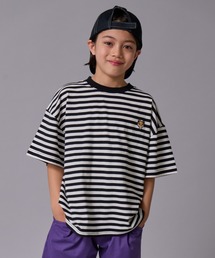 PAIRMANON STREET（ペアマノンストリート）の「【90-160cm】【綿100%】アニマルワンポイント刺繍半袖T【PAIRMANON STREET】（Tシャツ/カットソー）」
