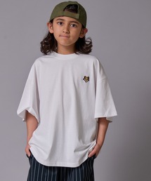 PAIRMANON STREET（ペアマノンストリート）の「【90-160cm】【綿100%】アニマルワンポイント刺繍半袖T【PAIRMANON STREET】（Tシャツ/カットソー）」