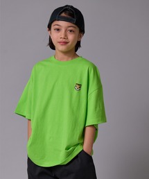 PAIRMANON STREET（ペアマノンストリート）の「【90-160cm】【綿100%】アニマルワンポイント刺繍半袖T【PAIRMANON STREET】（Tシャツ/カットソー）」