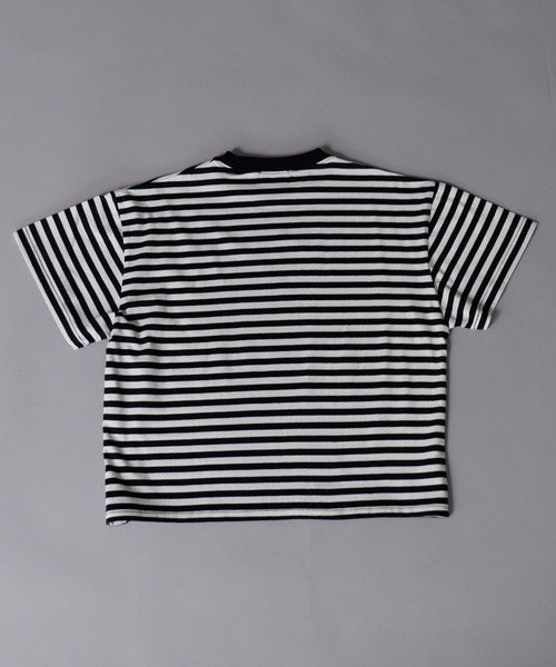 PAIRMANON STREET(ペアマノンストリート)の「【90-160cm】【綿100%】アニマルワンポイント刺繍半袖T【PAIRMANON STREET】(Tシャツ/カットソー・キッズ・ホワイト/ホワイト系その他/ライトグレー/グリーン/パープル/ブラック・100/110/120/130/140/150/160/90)」の8枚目の写真