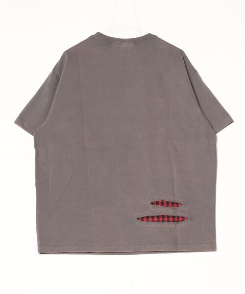 ROYAL FLASH（ロイヤルフラッシュ）の「BLACKOUT/ブラックアウト/THRASH T SHIRT GRAY（Tシャツ/カットソー・メンズ・グレー・L/M）」の2枚目の写真
