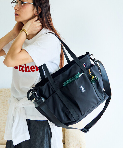 COBMASTER(コブマスター)の「Cobmaster × FREAK'S STORE/コブマスター × フリークスストア 別注4WAY DESERT TOTE(トートバッグ・レディース・ブラック・ONE SIZE)」の1枚目の写真