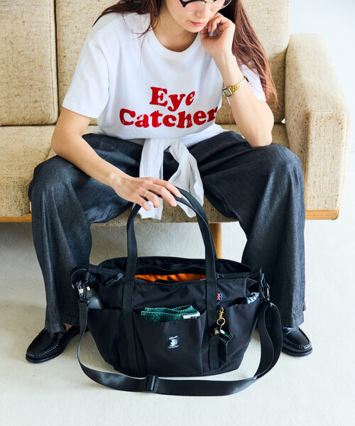 COBMASTER(コブマスター)の「Cobmaster × FREAK'S STORE/コブマスター × フリークスストア 別注4WAY DESERT TOTE(トートバッグ・レディース・ブラック・ONE SIZE)」の22枚目の写真