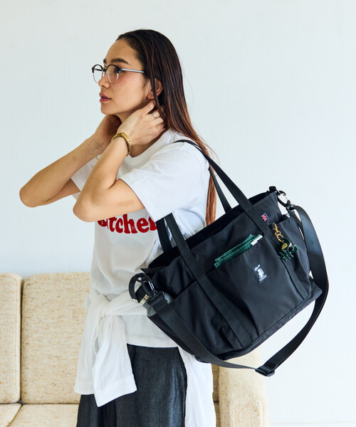 COBMASTER(コブマスター)の「Cobmaster × FREAK'S STORE/コブマスター × フリークスストア 別注4WAY DESERT TOTE(トートバッグ・レディース・ブラック・ONE SIZE)」の21枚目の写真