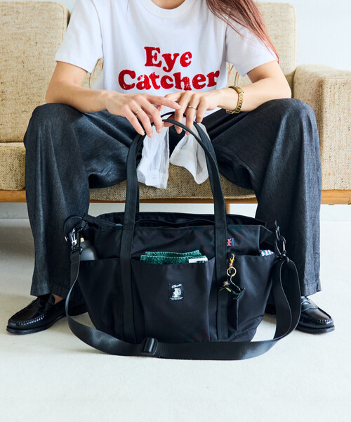 COBMASTER(コブマスター)の「Cobmaster × FREAK'S STORE/コブマスター × フリークスストア 別注4WAY DESERT TOTE(トートバッグ・レディース・ブラック・ONE SIZE)」の8枚目の写真