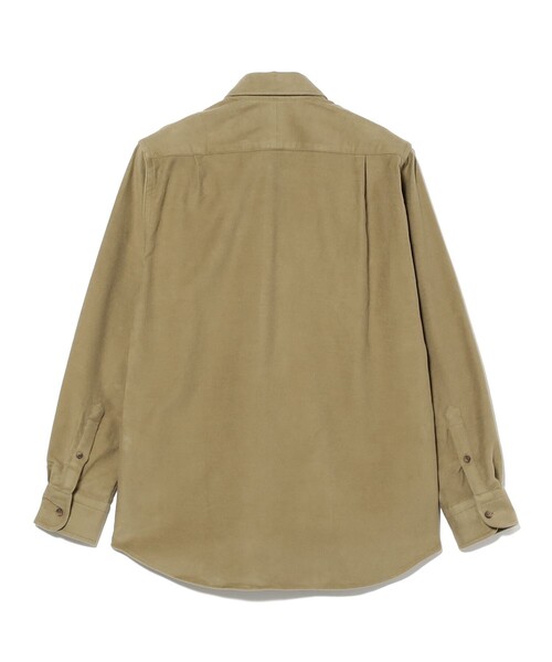 BEAMS F(ビームスエフ)の「【別注】CORDINGS / コットン モールスキン ダブルポケット オーバーシャツ(シャツ/ブラウス・メンズ・ダークブラウン/ケリーグリーン・14.5/16/15.5/15 )」の10枚目の写真