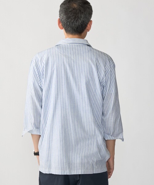SHIPS(シップス)の「SHIPS: KHADI 7スリーブ カプリ シャツ(シャツ/ブラウス・メンズ・ライトブルー/レッド/ネイビー/ワイン・SMALL/X-LARGE/LARGE/MEDIUM)」の14枚目の写真