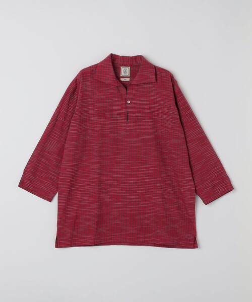 SHIPS(シップス)の「SHIPS: KHADI 7スリーブ カプリ シャツ(シャツ/ブラウス・メンズ・ライトブルー/レッド/ネイビー/ワイン・SMALL/X-LARGE/LARGE/MEDIUM)」の19枚目の写真