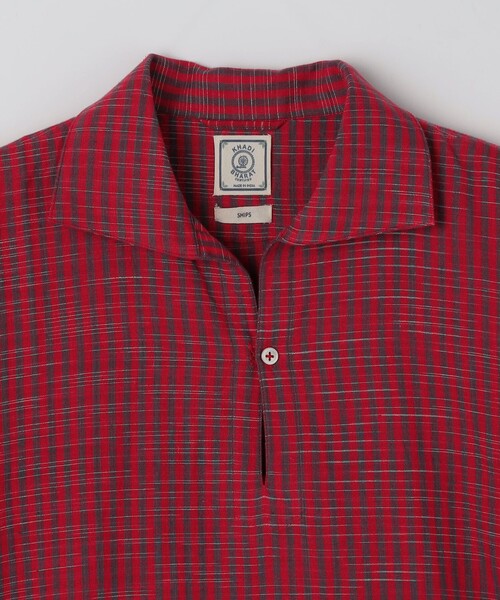 SHIPS(シップス)の「SHIPS: KHADI 7スリーブ カプリ シャツ(シャツ/ブラウス・メンズ・ライトブルー/レッド/ネイビー/ワイン・SMALL/X-LARGE/LARGE/MEDIUM)」の20枚目の写真